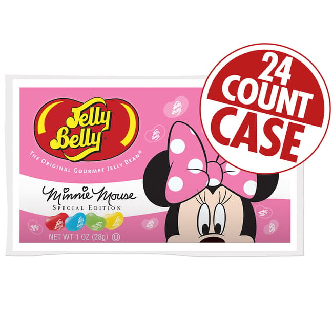 Minnie Mouse Jelly Beans - 1 oz Bag - 24 Count Case