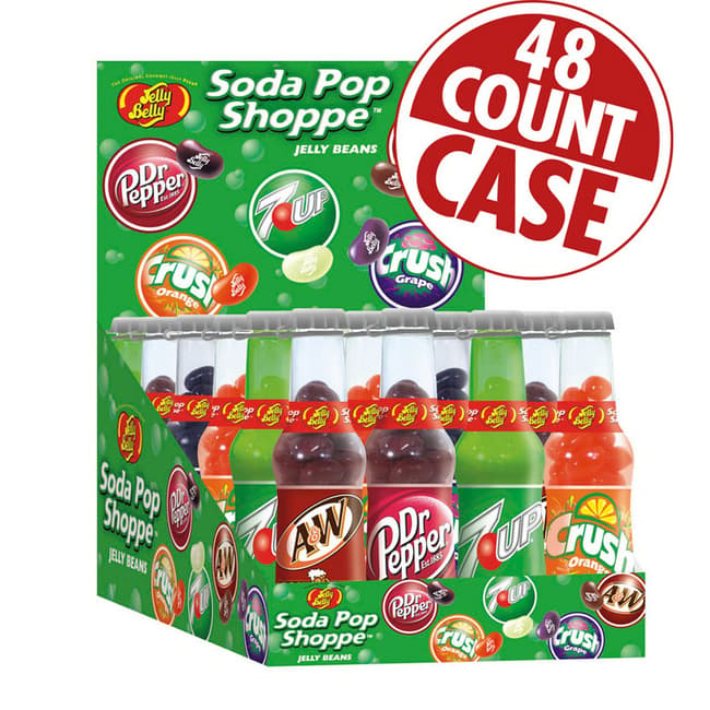 Soda Pop Shoppe® Jelly Beans - 1.5 oz. bottles - 48-Count Case
