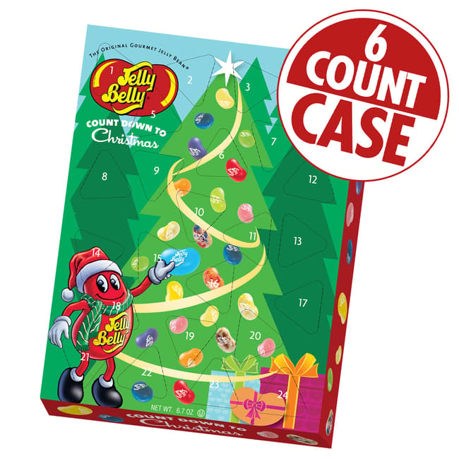 Jelly Bean Count Down to Christmas Calendar - 6 Count Case