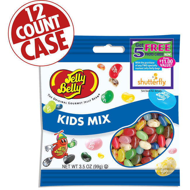 Kids Mix Jelly Beans - 2.6 lb Case