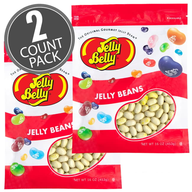 Buttered Popcorn Jelly Beans - 16 oz Re-Sealable Bag - 2 Pack