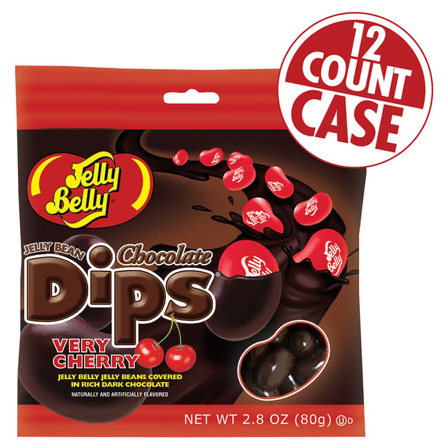 Jelly Bean Chocolate Dips<sup>®</sup> - Very Cherry - 2.1 lb Case