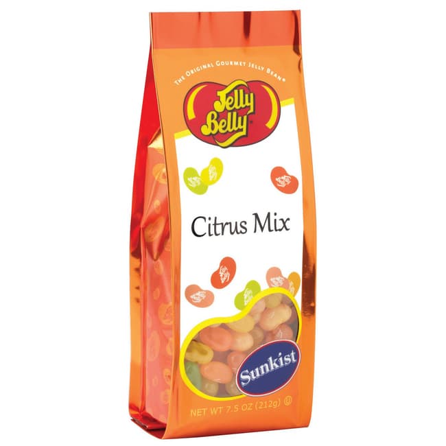 Sunkist® Citrus Mix Jelly Beans - 7.5 oz Gift Bag