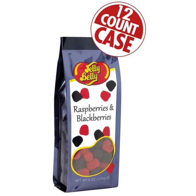 Raspberries and Blackberries - 6 oz Gift Bags - 12-Count Case