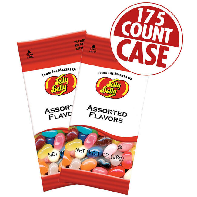 20 Assorted Jelly Beans Flavors - 1 oz. bags - 175-Count Case