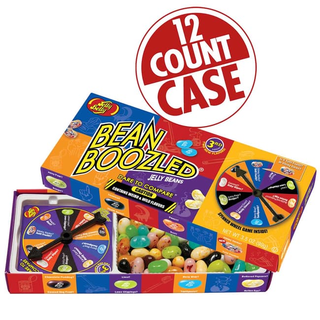 BeanBoozled Spinner Jelly Bean Gift Boxes - 12 Count Case