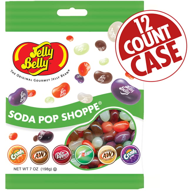Soda Pop Shoppe® Jelly Beans - 7 oz Bags - 12-Count Case