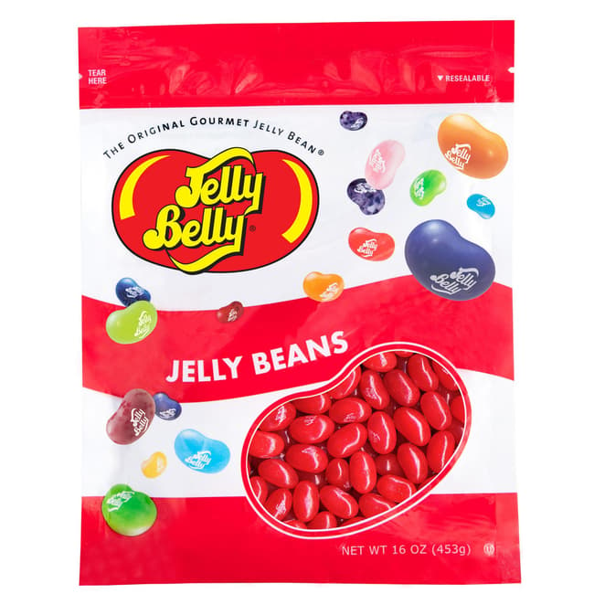 Very Cherry Jelly Beans - 16 oz Re-Sealable Bag