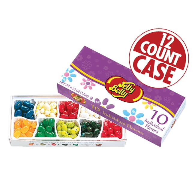 Jelly Belly Beananza 10 Flavor Gift Box with Easter Sleeve - 12-Count Case
