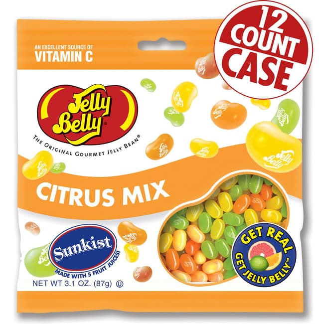 Sunkist® Citrus Mix Jelly Beans - 2.3 lb Case