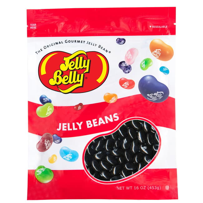 Licorice Jelly Beans - 16 oz Re-Sealable Bag