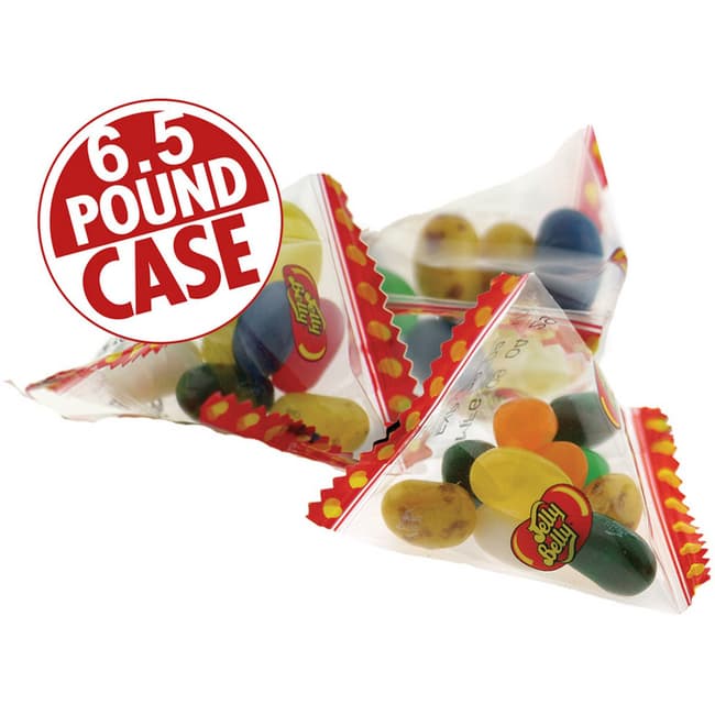 10 Assorted Jelly Bean Flavors - Pyramid Bags - 6.5 lb Case