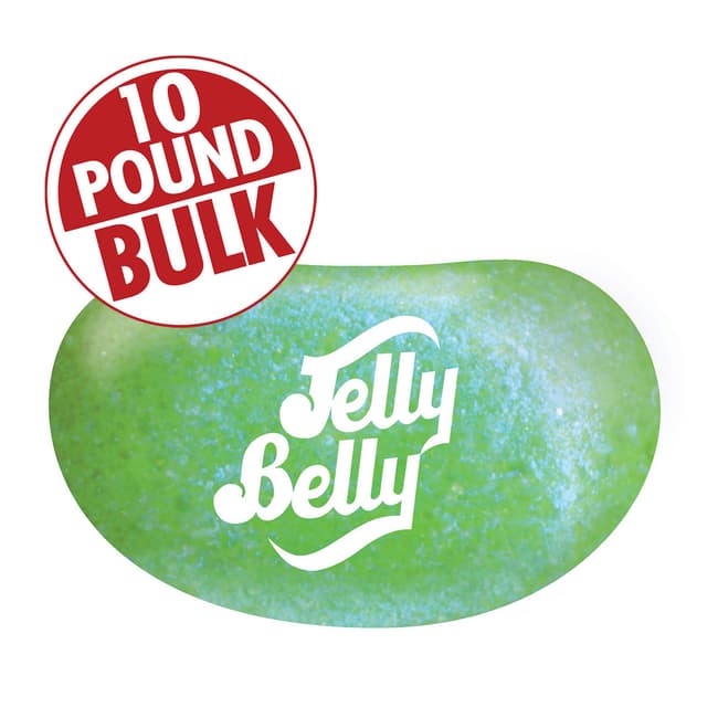 Jewel Sour Apple Jelly Beans - 10 lb Bulk Case