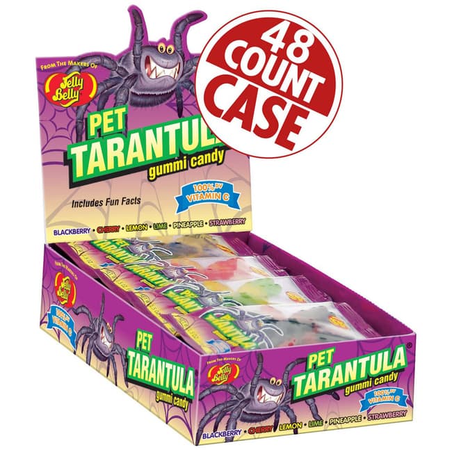 Gummi Pet Tarantulas - 1.5 oz - 48 Count Case