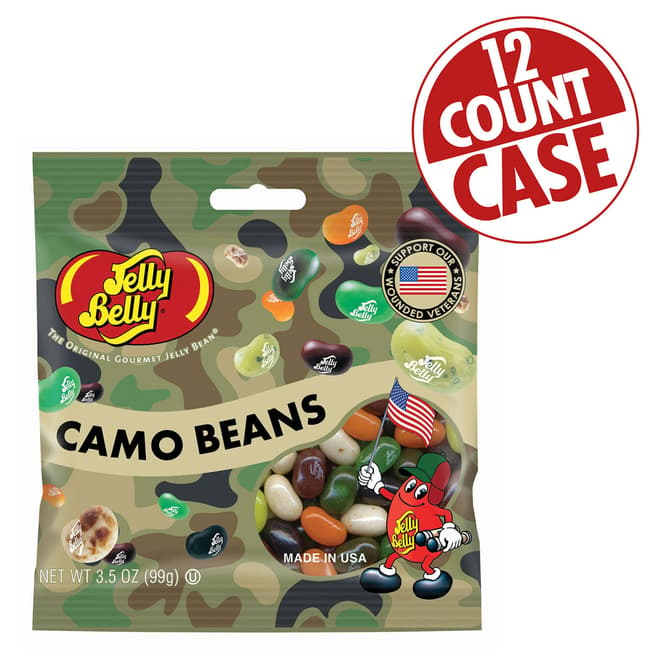 Camo Bean Jelly Beans - 2.6 lb Case