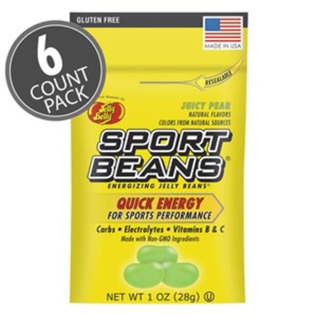 Sport Beans® Jelly Beans Juicy Pear 6-Count Pack