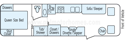31' 2006 Coachmen Mirada Floorplan