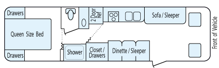 31' 2005 Coachmen Mirada Floorplan