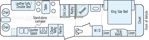 40' 2006 Travel Supreme Floorplan
