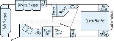 27' 2007 Fleetwood Prowler Floorplan