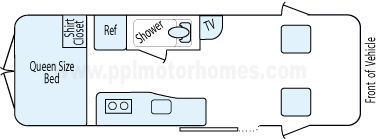 22' 2012 Pleasure-Way Floorplan