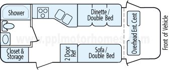 22' 2004 Dutchmen Dorado Floorplan