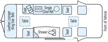 24' 2014 Airstream Interstate Diesel Floorplan
