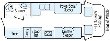 24' 2005 Chinook Floorplan