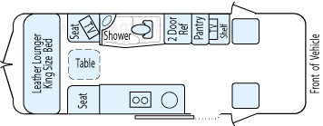 24' 2015 Airstream Interstate Gt Sprinter Dsl Floorplan