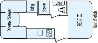 20' 2013 Starcraft Ar-One Floorplan