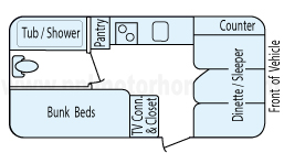 17' 2015 Starcraft Ar-One Floorplan