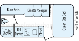 21' 2013 Skyline Mountain View Floorplan