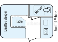 15' 2015 Little Guy T@B S Wet Bath Floorplan