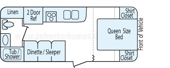 20' 2012 Palomino Puma Floorplan