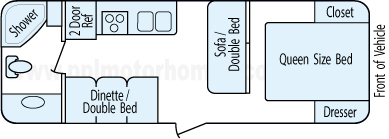 27' 2013 Forest River Salem Crusie Lite Floorplan