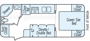 21' 2013 Skyline Walkabout Floorplan