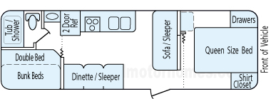 30' 2007 Palomino Puma Floorplan