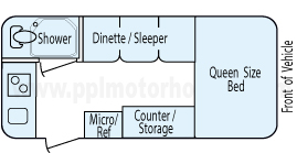 18' 2010 Dutchmen T@Da Floorplan