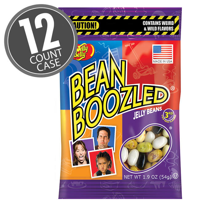 BeanBoozled Jelly Beans 1.9 oz bag - 12 Count Case