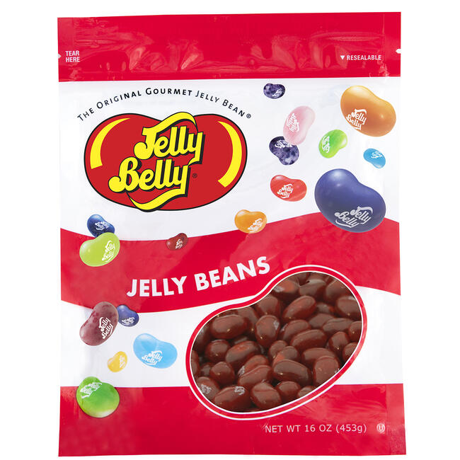 Raspberry Jelly Beans - 16 oz Re-Sealable Bag