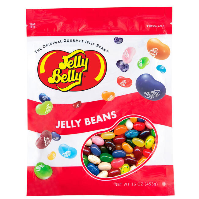 49 Assorted Jelly Bean Flavors - 16 oz Re-Sealable Bag