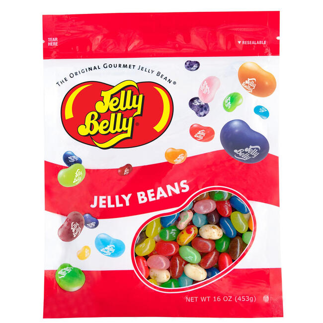 Kids Mix Jelly Beans - 16 oz Re-Sealable Bag