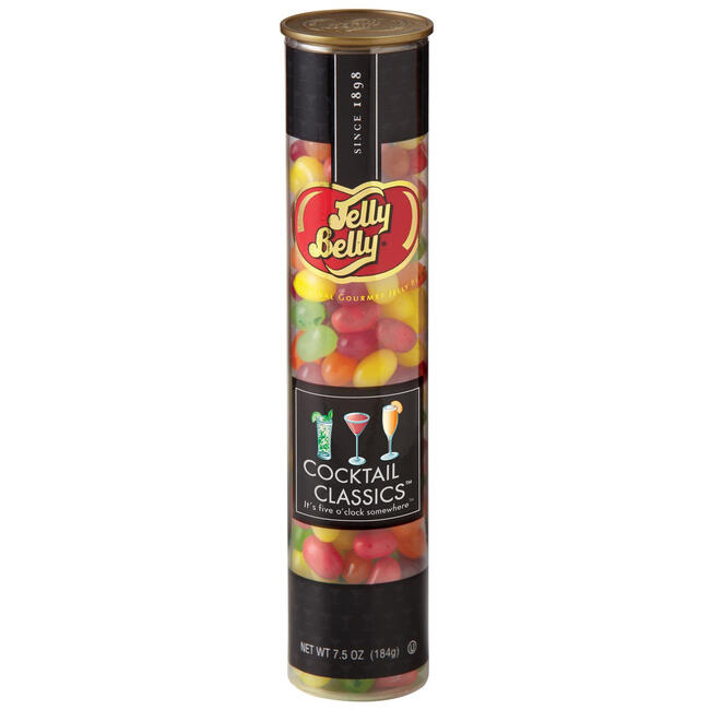 Cocktail Classics® Jelly Beans - 7.5 oz Clear Classics Tube