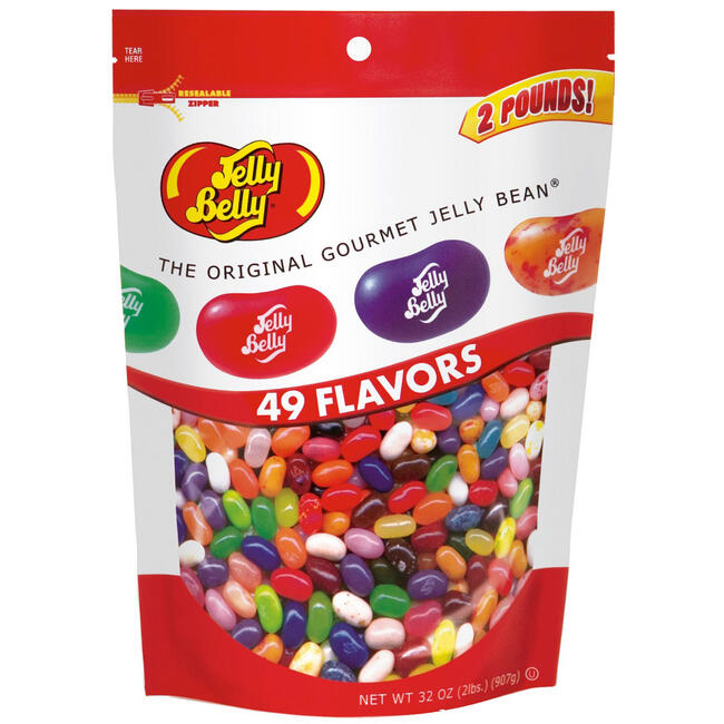 49 Assorted Jelly Bean Flavors - 2 lb Pouch