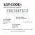 View thumbnail of info for the lot code