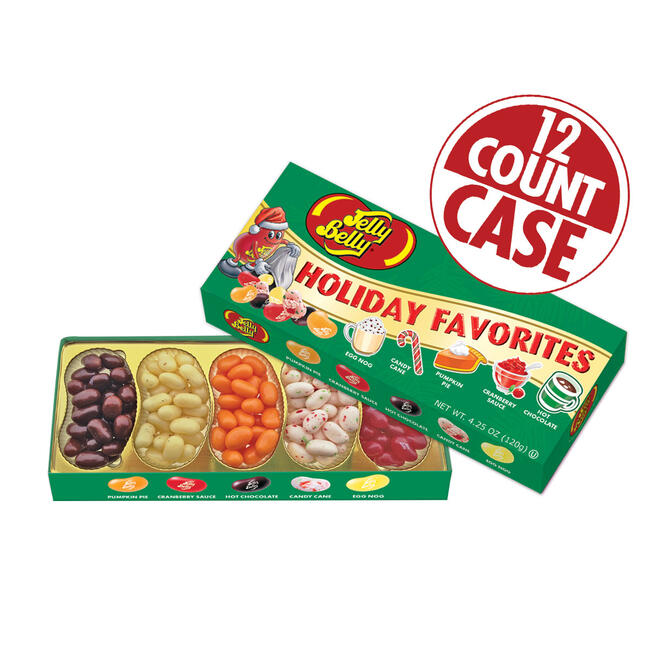 Holiday Favorites Jelly Bean 4.25 oz Gift Box - 12 Count Case