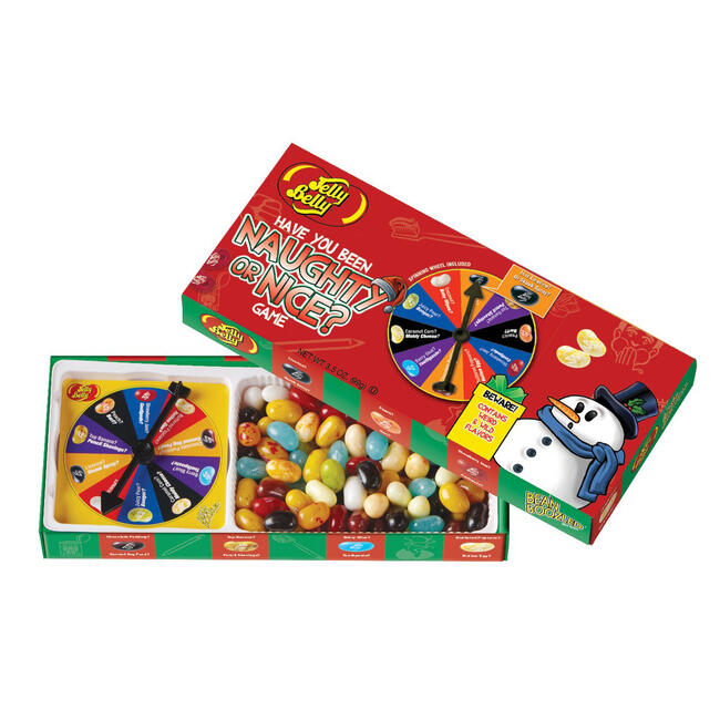 Naughty or Nice Jelly Bean Spinner Gift Box