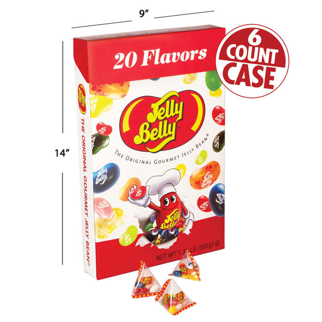 Jumbo Box Jelly Bean - 1.31 LB Box - 6 Count Case