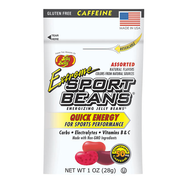 Extreme Sport Beans® Jelly Beans with CAFFEINE -  Assorted Flavors 6-Count Pack