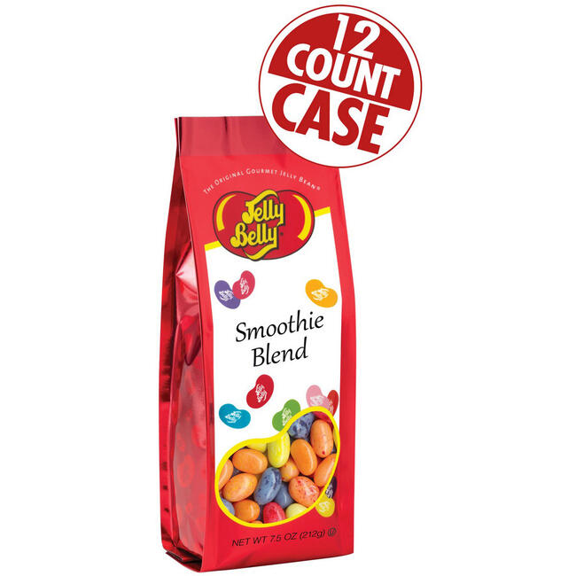 Smoothie Blend Jelly Beans - 7.5 oz Gift Bags - 12-Count Case